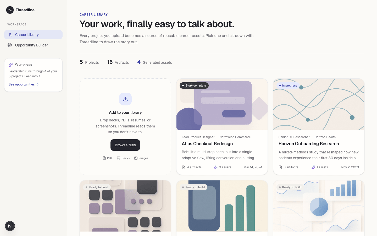 Threadline / the June prototype
